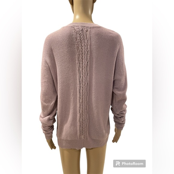 New York & Company pink sparkly sweater size M - Picture 4 of 5
